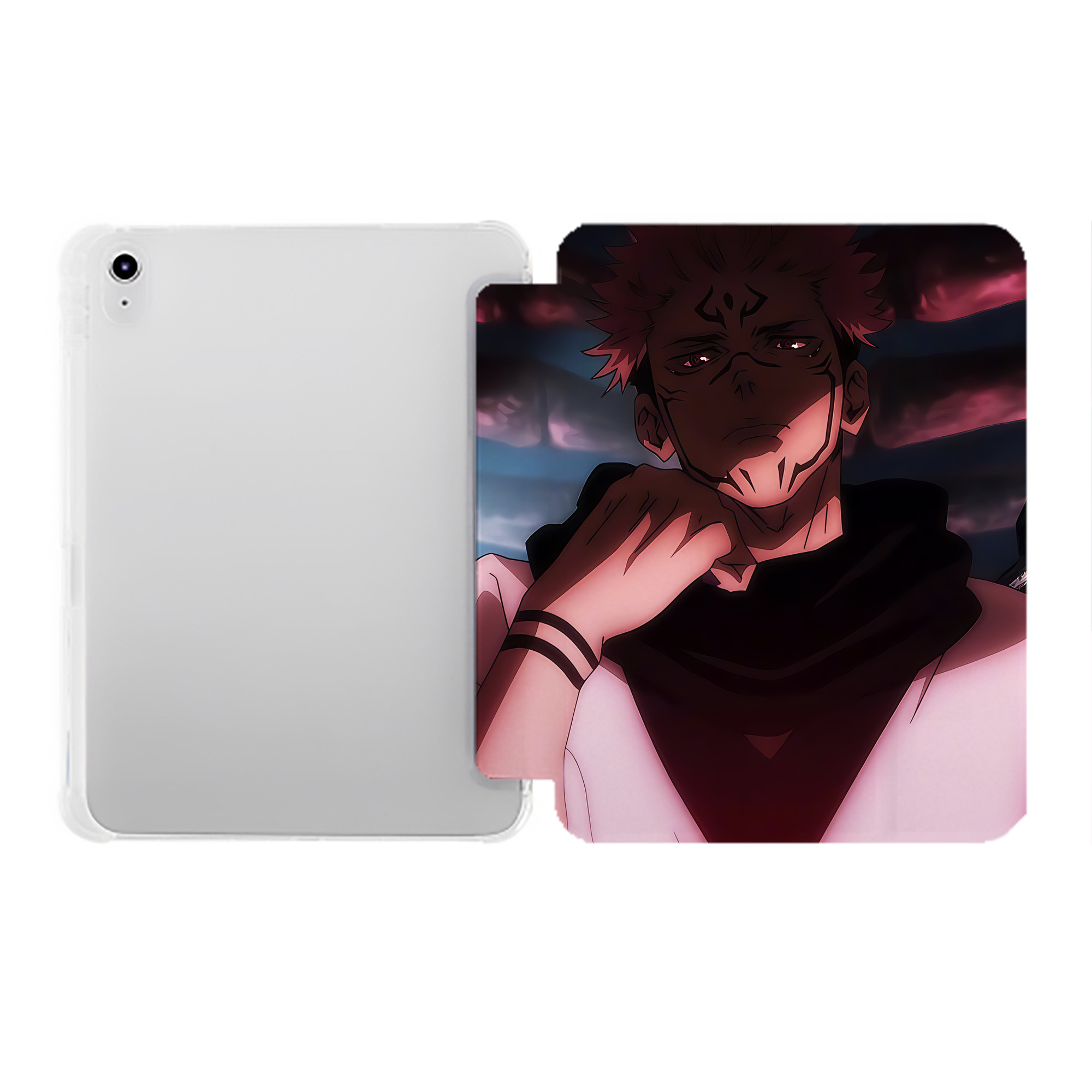 （画像用） SPY×FAMILY间谍家家酒 IPad ケース ペン収納付き 三つ折りスタンド PUレザー×シリコン 対応機種9.5/10.5/10.9インチ